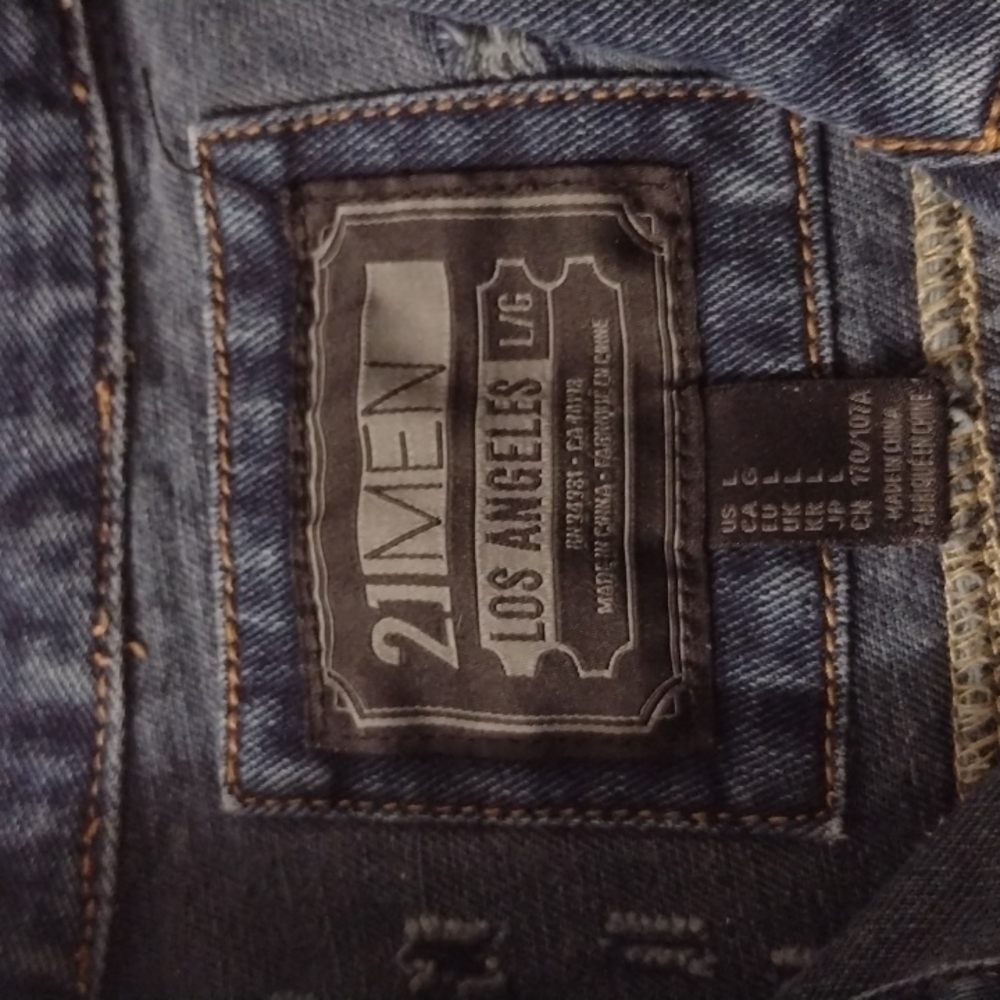 Fashion distressed jean crop vest - Picture 5 of 7